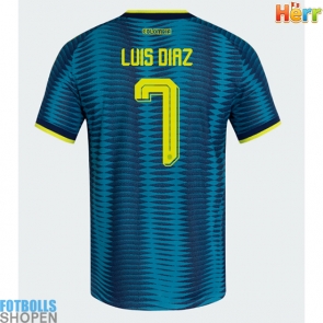 Billiga Colombia Luis Diaz #7 Bortatröja VM 2026 Kortärmad